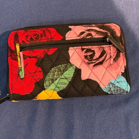 VERA BRADLEY RFID Turnlock Wallet — Havana Rose Pattern (Retired) - Picture 6 of 8